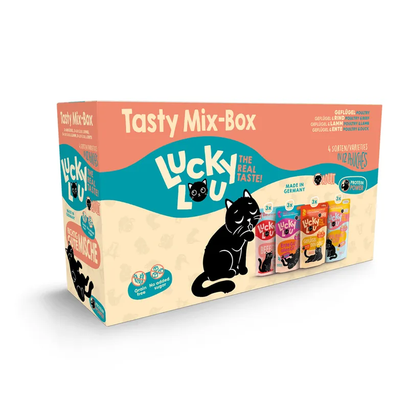 Lucky Lou Adult Tasty-Mix 12x125 g Knallerangebot